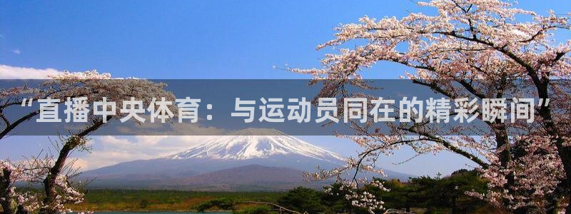 龙门直播比赛直播：“直播中央体育：与运动员同在的精彩瞬间”